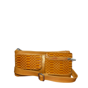 Riñonera dama doble mac amarillo
