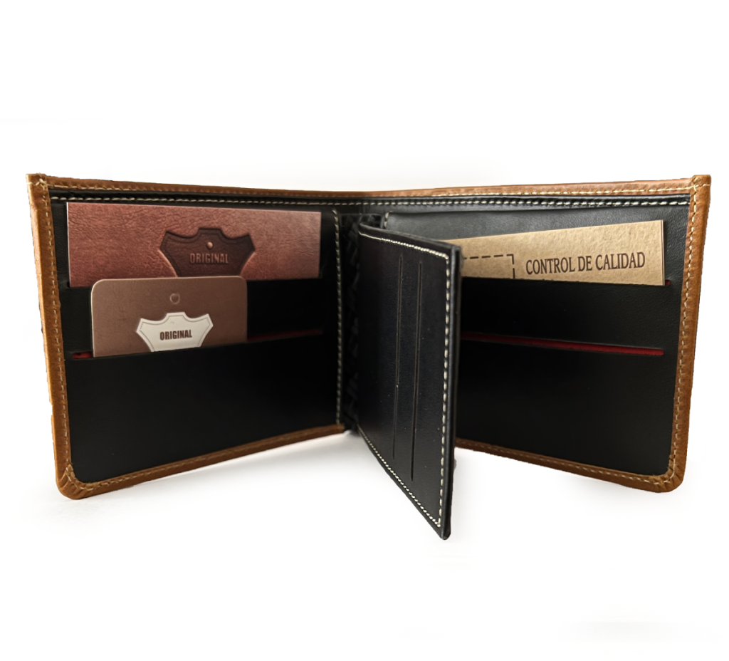 Billetera hombre original leather Rojo - Original Leather