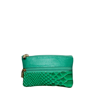 Monedero plano mac verde